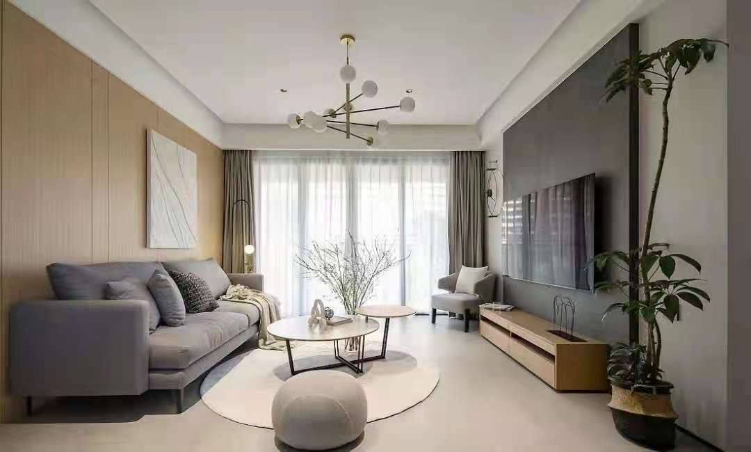 自然舒適的木飾面, 溫柔色調(diào)的軟裝，讓整個(gè)空間更具治愈感和親和力，加上生活的煙火氣，安靜而溫馨，平淡而簡單。 (9).jpg