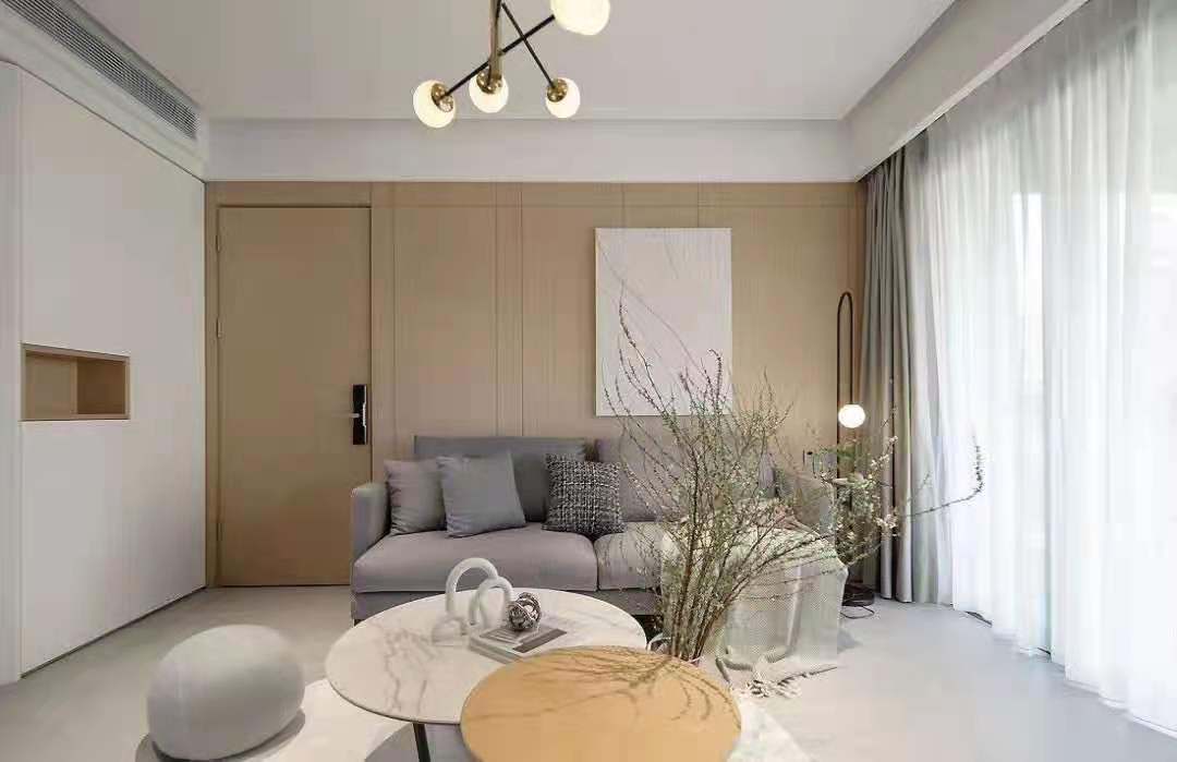 自然舒適的木飾面, 溫柔色調(diào)的軟裝，讓整個(gè)空間更具治愈感和親和力，加上生活的煙火氣，安靜而溫馨，平淡而簡單。 (6).jpg