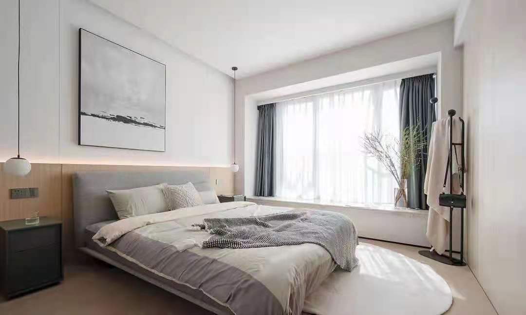 自然舒適的木飾面, 溫柔色調(diào)的軟裝，讓整個(gè)空間更具治愈感和親和力，加上生活的煙火氣，安靜而溫馨，平淡而簡單。 (5).jpg